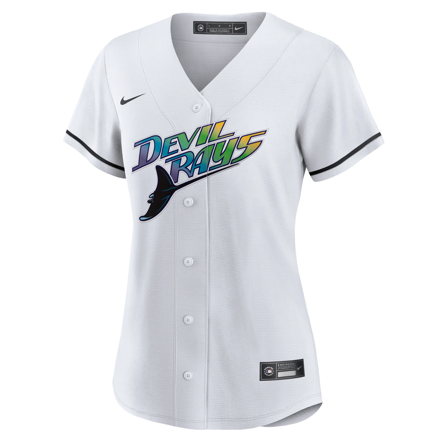 Women's Tampa Bay Devil Rays Nike White Home Replica Team Jersey - Pro Jersey Sports