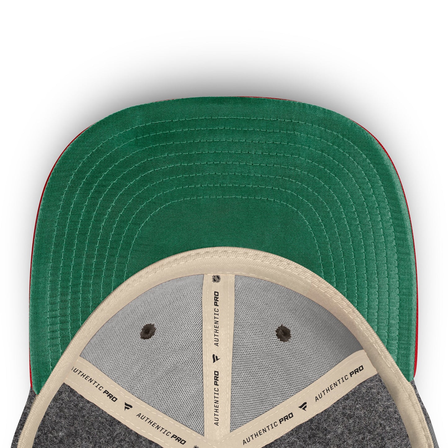 Men's Chicago Blackhawks Fanatics Heather Gray/Red 2025 NHL Winter Classic Novelty Strapback Hat - Pro Jersey Sports