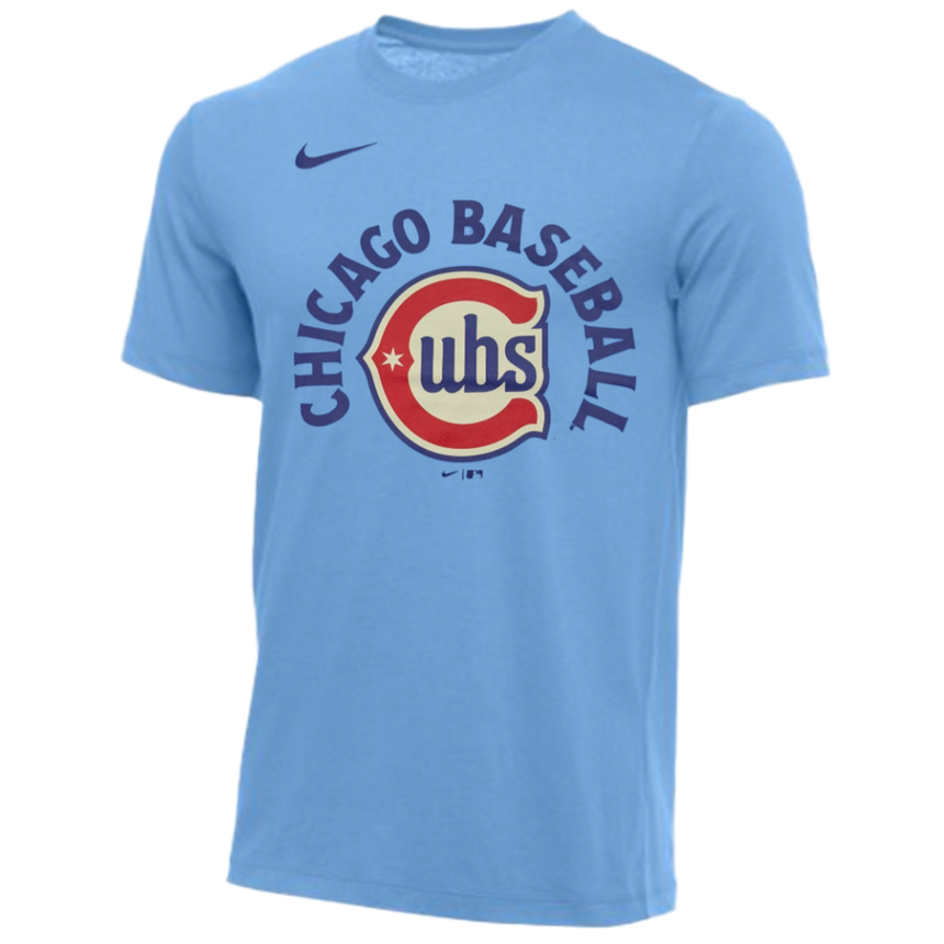 Men's Chicago Cubs Nike Valor Blue Outpace T-Shirt - Pro Jersey Sports
