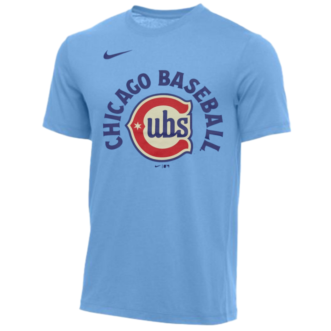 Men's Chicago Cubs Nike Valor Blue Outpace T-Shirt - Pro Jersey Sports