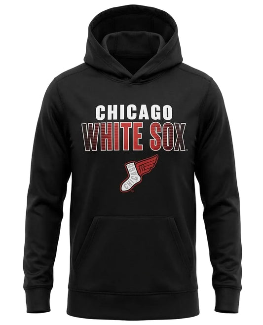 Mens Chicago White Sox New Era City Connect Black Performance Hoodie