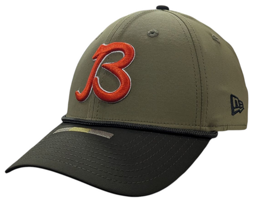 Men's New Era Green Chicago Bears B 2025 Salute to Service 39THIRTY Flex Hat - Pro Jersey Sports