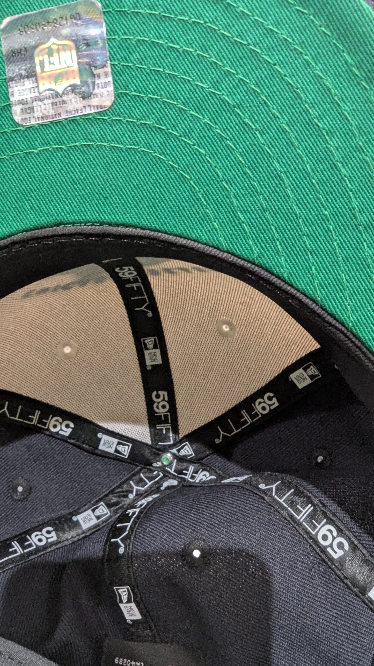 Chicago Bears New Era Stone/Navy Traditions 1946 World Champions 59FIFTY Fitted Hat