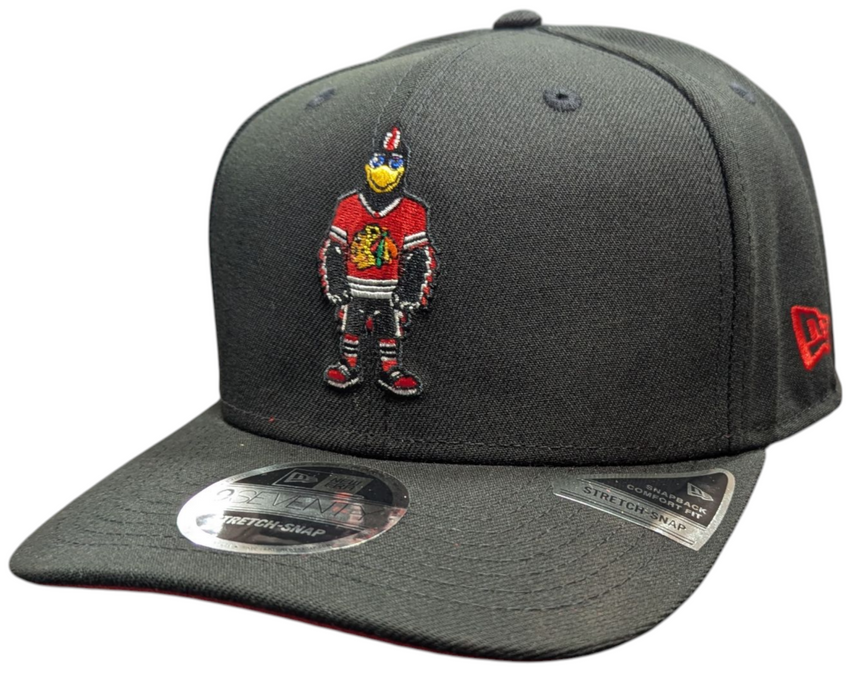 Chicago Blackhawks New Era NHL Tommy Hawk Black 9SEVENTY Adjustable Hat - Pro Jersey Sports