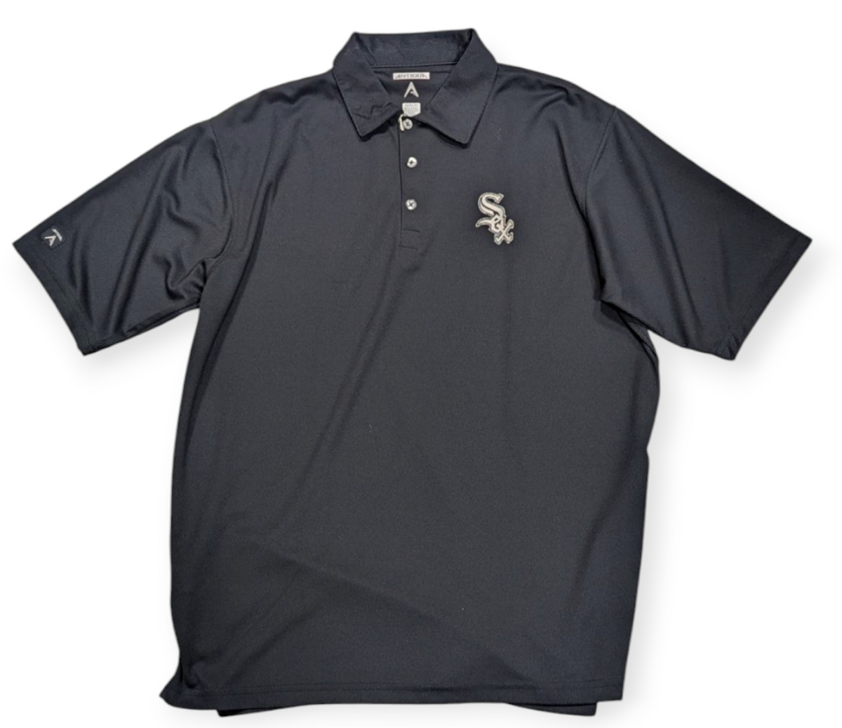 Men's Chicago White Sox Antigua Excellence Black Polo - Pro Jersey Sports