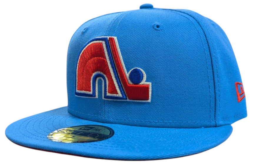 Quebec Nordiques New Era Sky Blue Fleur-De-Lis 59FIFTY Fitted Hat - Pro Jersey Sports