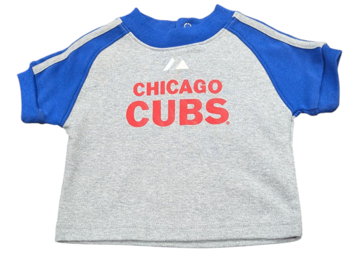 Newborn & Infant Chicago Cubs Majestic Gray T-Shirt - Pro Jersey Sports