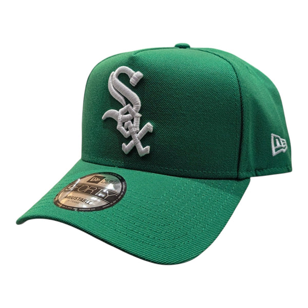 Chicago White Sox New Era Halfway to St. Patrick's Day Kelly Green 9FORTY A-Frame Adjustable Hat