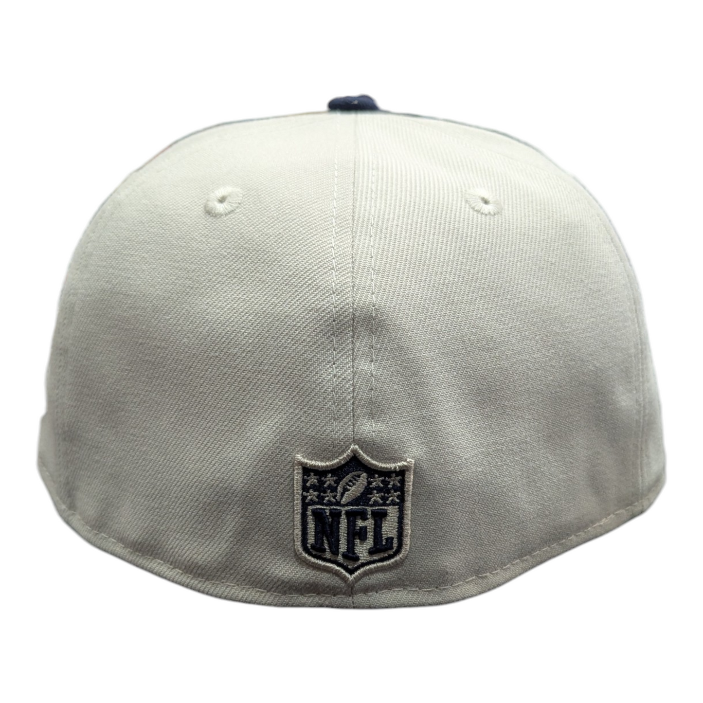 Men's Chicago Bears New Era Stone/Navy 59FIFTY Fitted Hat