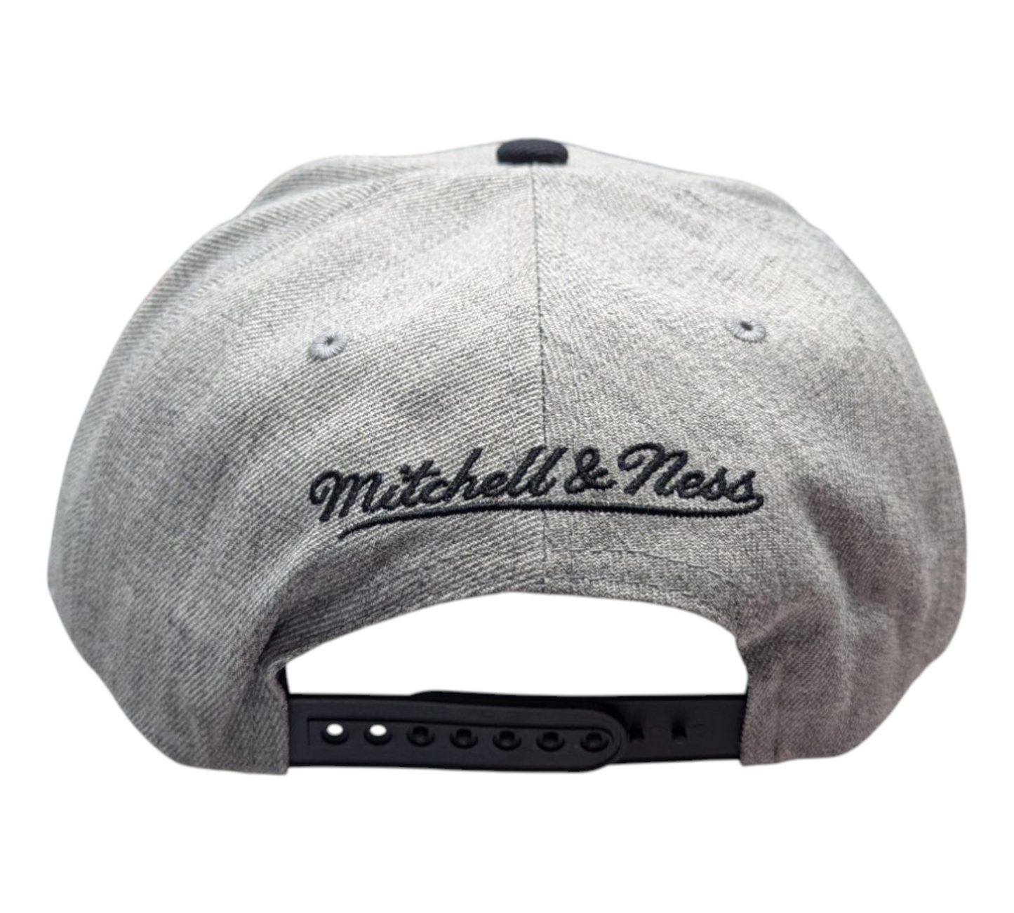 Philadelphia 76ers Mitchell & Ness Grey Black Pop Snapback Hat - Pro Jersey Sports