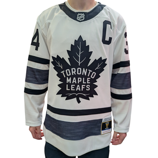 Men's Auston Matthews Toronto Maple Leafs 2019 All Star White Mitchell & Ness Power Play Jersey - Pro Jersey Sports