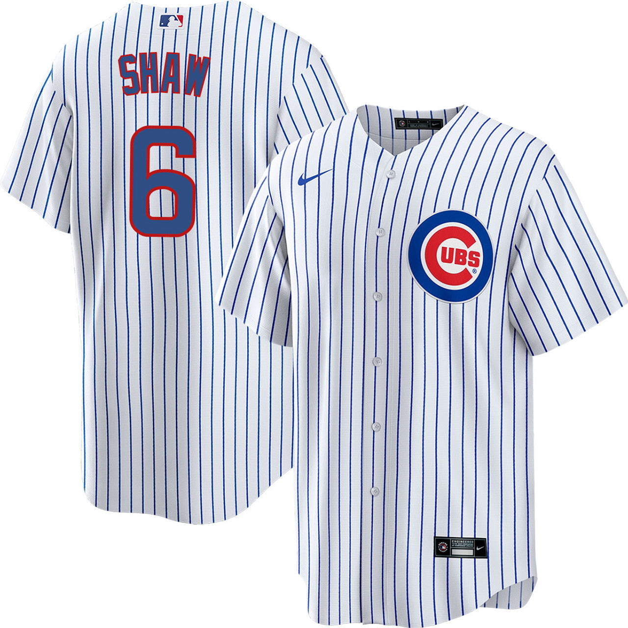 Youth Chicago Cubs Matt Shaw Nike White Home Premium Twill Replica Jersey - Pro Jersey Sports