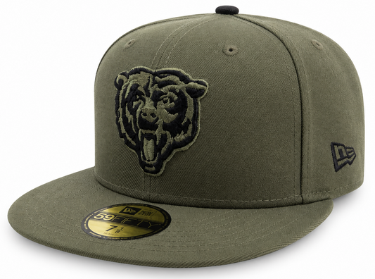 Chicago Bears New Era Olive 59FIFTY Fitted Hat