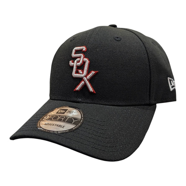 Chicago White Sox New Era Cooperstown Classics 1959 Black 9FORTY Adjustable Hat