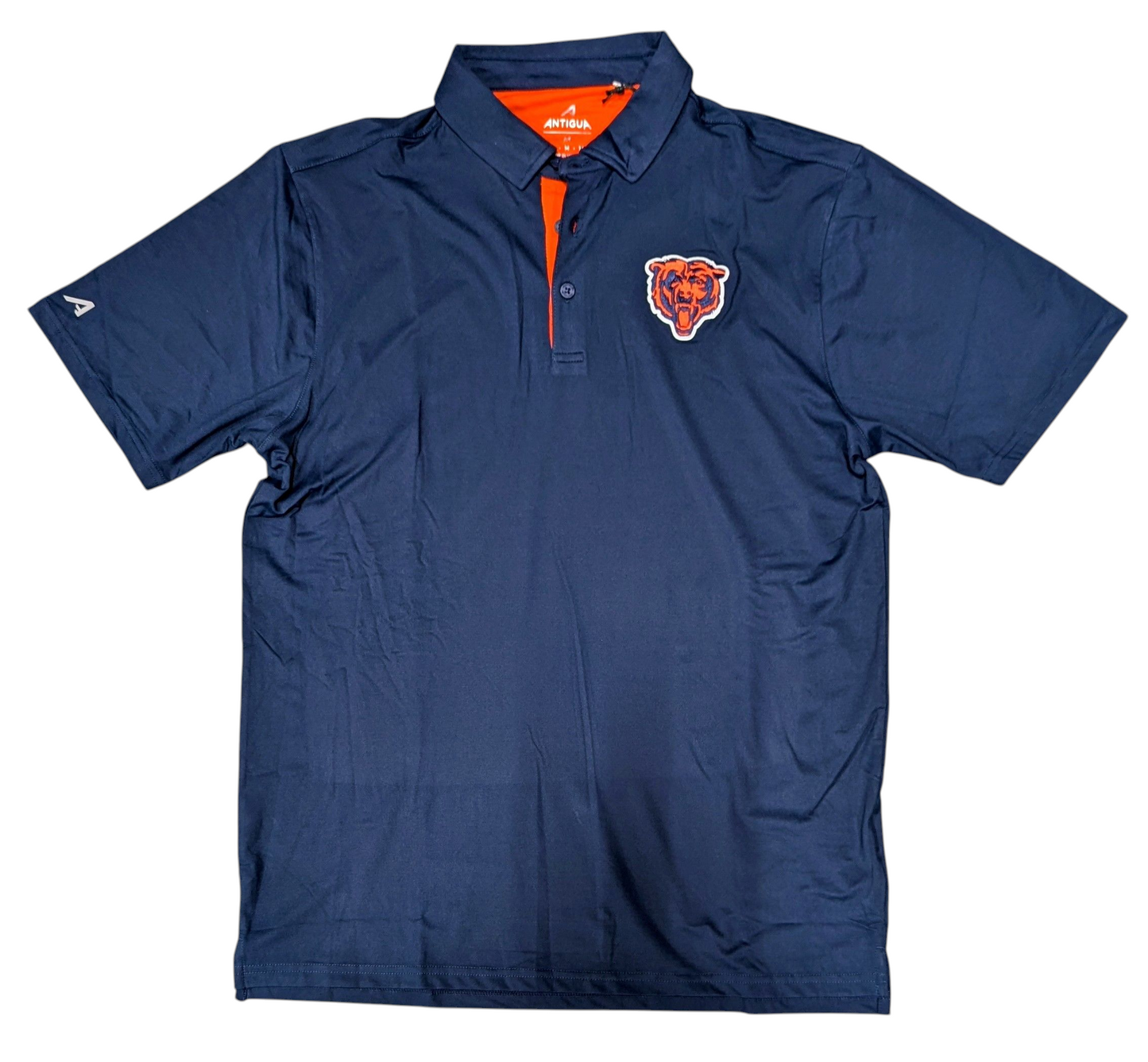 Men's Chicago Bears Antigua Navy Era Polo - Pro Jersey Sports