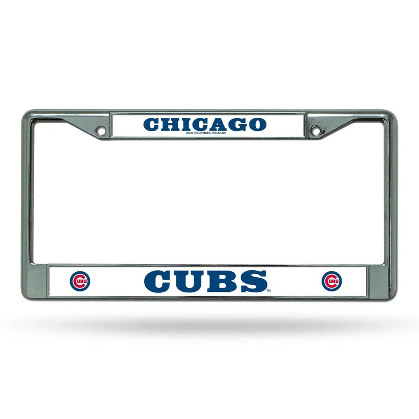 Chicago Cubs Rico Chrome License PlateFrame - Pro Jersey Sports