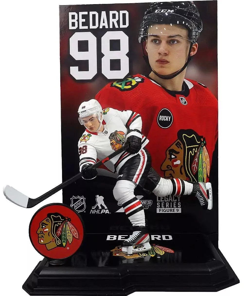 VARIANT Connor Bedard Chicago Blackhawks Sportspicks Legacy Series McFarlane Figure Nine - Pro Jersey Sports