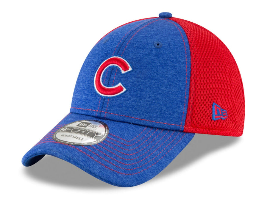 Mens New Era Chicago Cubs Royal/Red Shadow Turn 9FORTY Adjustable Hat - Pro Jersey Sports