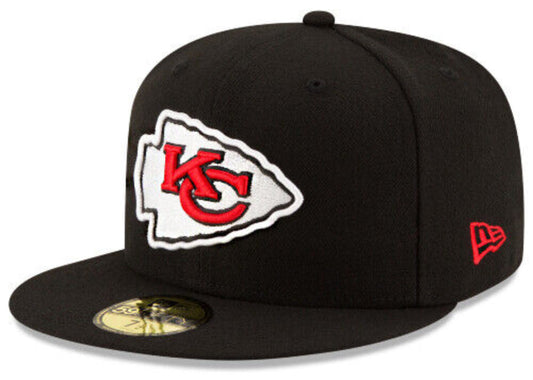 New Era Kansas City Chiefs Black Basic 59FIFTY Fitted Hat - Pro Jersey Sports