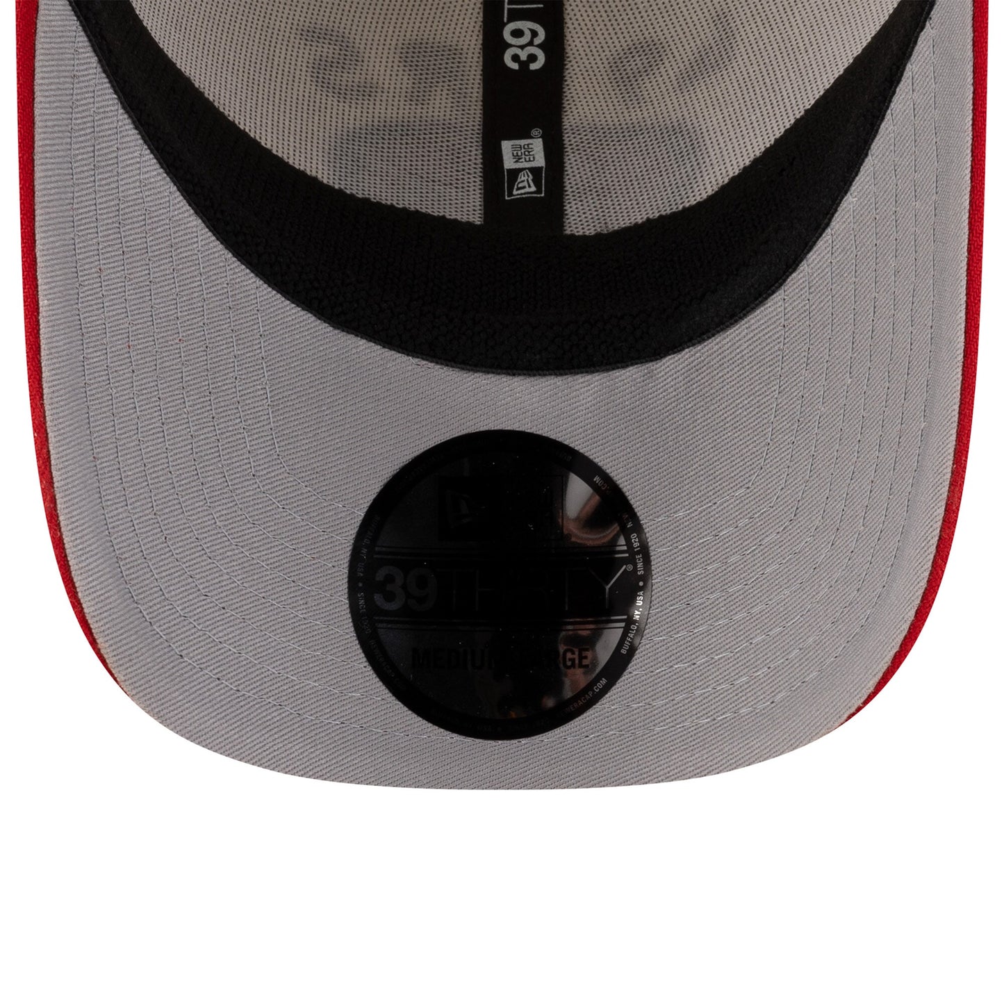 Men's San Francisco 49ers New Era 2025 NFL Draft Cream/Scarlet 39THIRTY Flex Fit Hat - Pro Jersey Sports