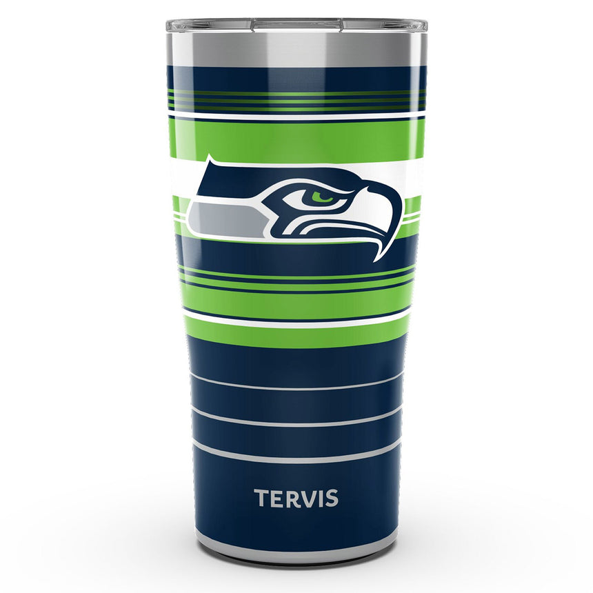 Seattle Seahawks Hype Stripes 20 oz. Stainless Steel Tumbler By Tervis - Pro Jersey Sports