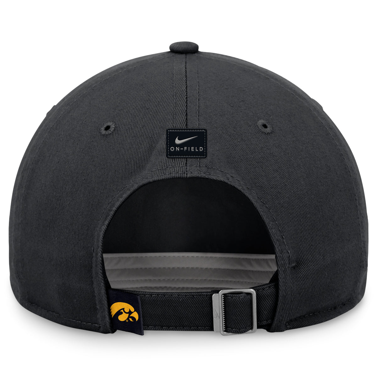 Iowa Hawkeyes Nike Club Black Rise Adjustable Club Hat - Pro Jersey Sports