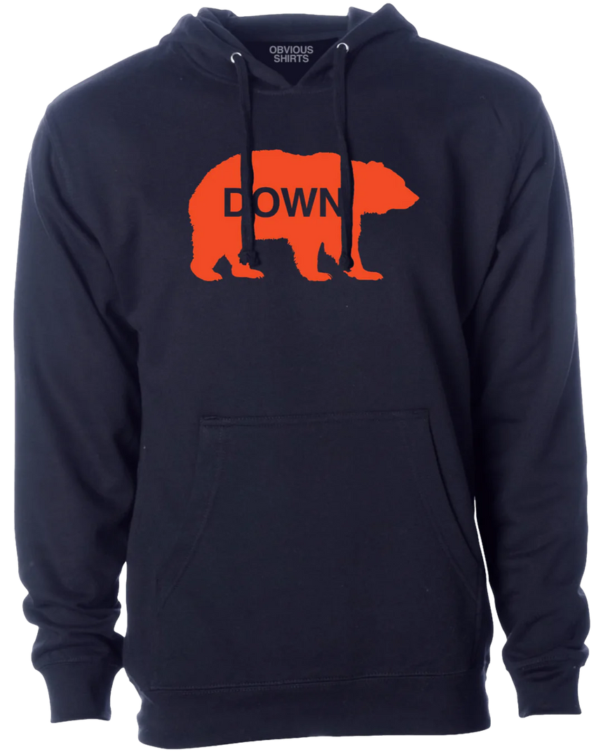 Men's Chicago Bears "Bear Down" Obvious Shirts Navy Hoodie - Pro Jersey Sports