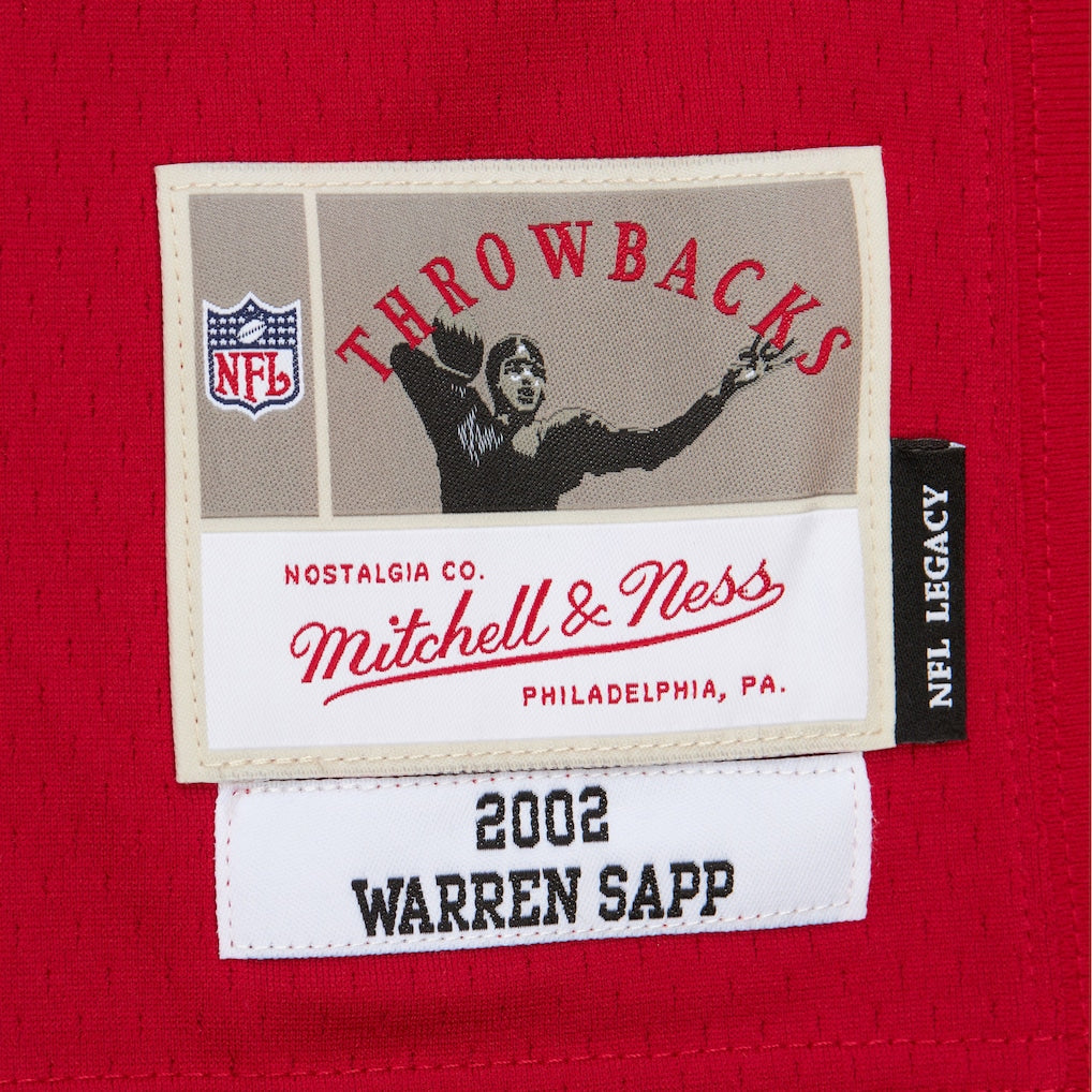 Warren Sapp Tampa Bay Buccaneers 2002 Mitchell & Ness Legacy Replica Jersey - Red - Pro Jersey Sports