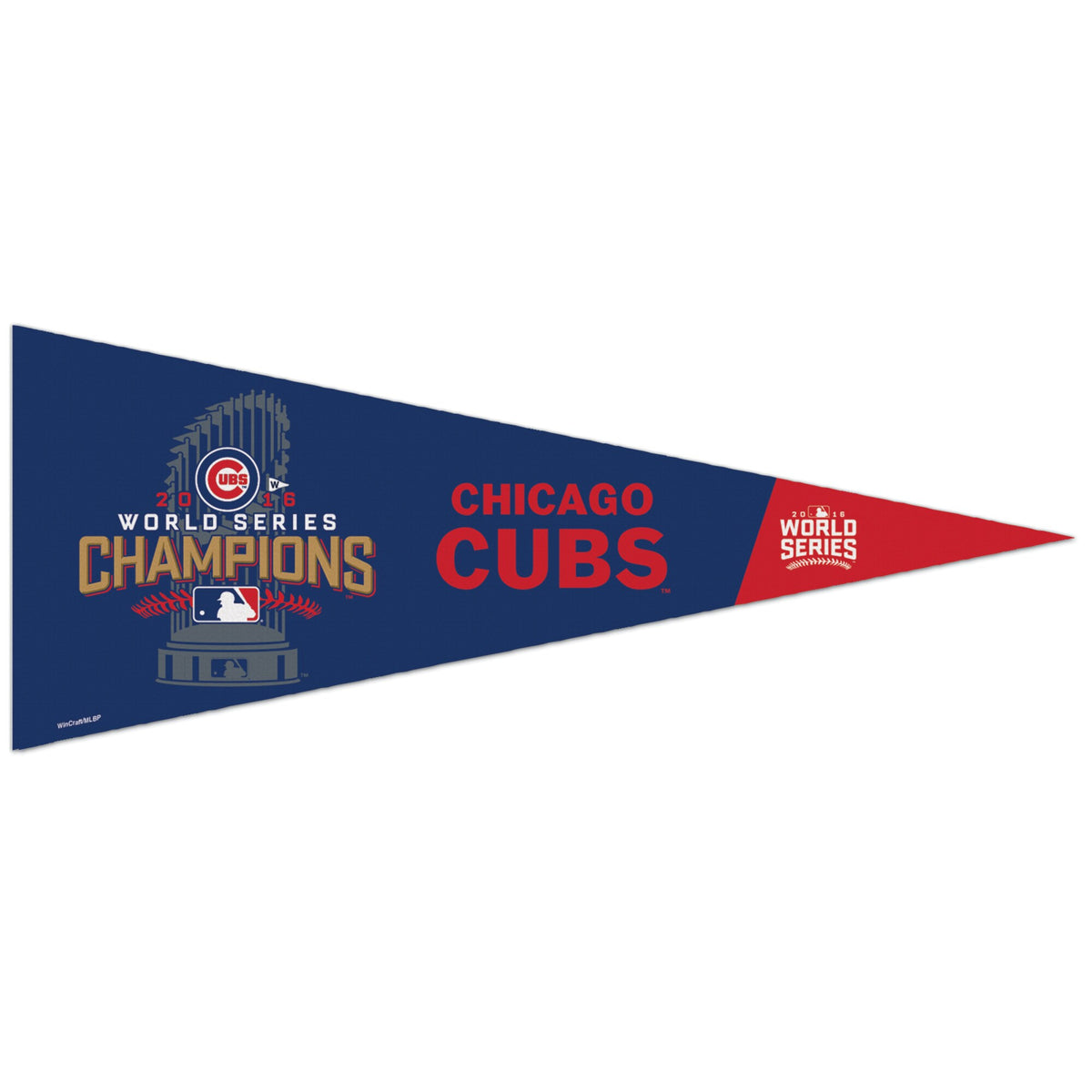 Chicago Cubs WinCraft 2016 World Series Champions 12" x 30" Pennant - Pro Jersey Sports