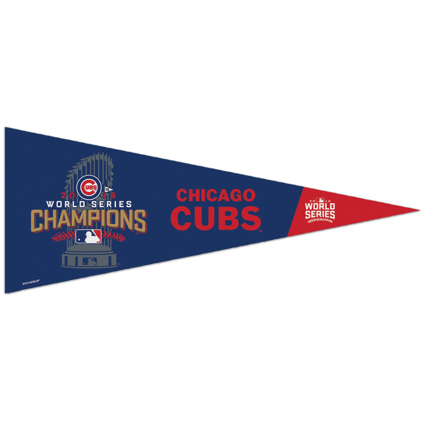 Chicago Cubs WinCraft 2016 World Series Champions 12" x 30" Pennant - Pro Jersey Sports