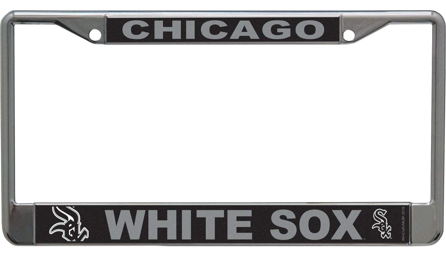 MLB Chicago White Sox Chrome Mega License Plate Frame - Pro Jersey Sports