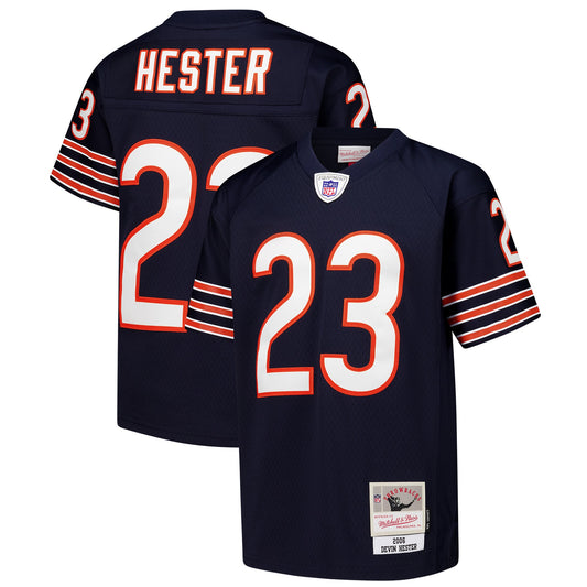 Youth Mitchell & Ness Devin Hester Navy Chicago Bears 2006 Legacy Jersey - Pro Jersey Sports
