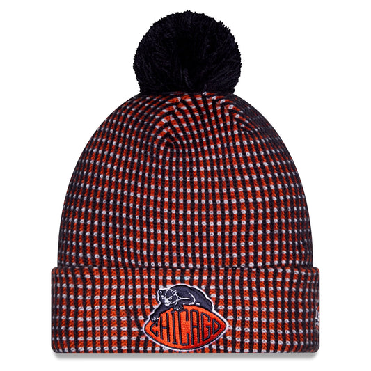 Chicago Bears 2026 Rivalry New Era Sideline Classic Cuffed Pom Knit