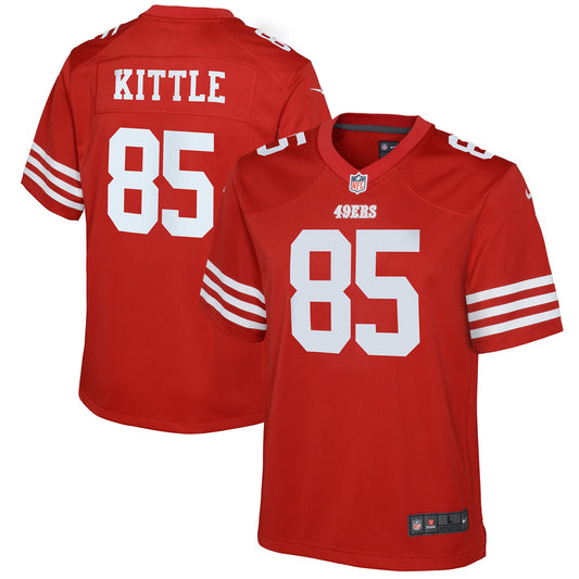 Youth George Kittle San Francisco 49ers Nike Game Jersey - Scarlet - Pro Jersey Sports
