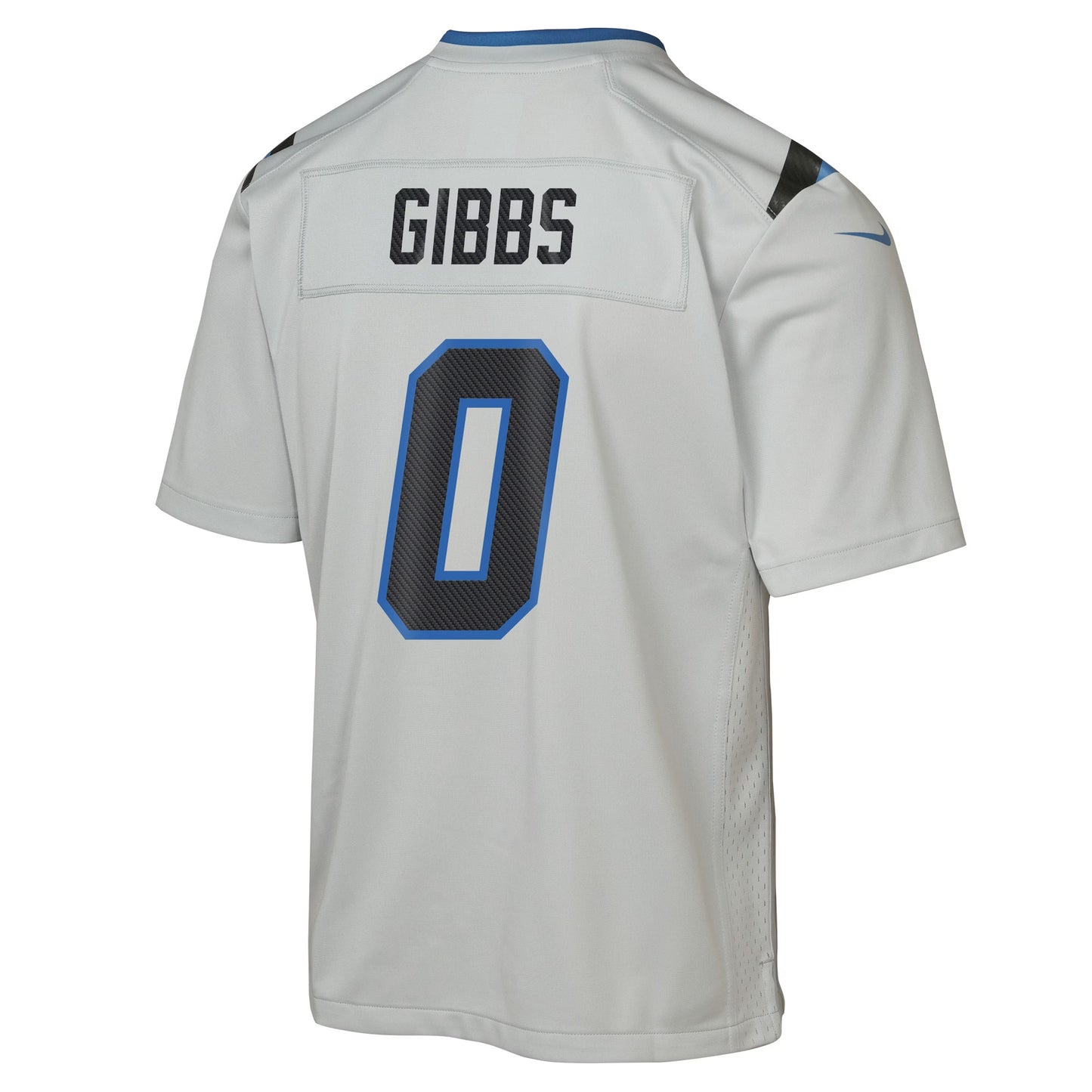 Youth Jahmyr Gibbs Detroit Lions Silver 2026 Rivalries Collection Nike Game Jersey