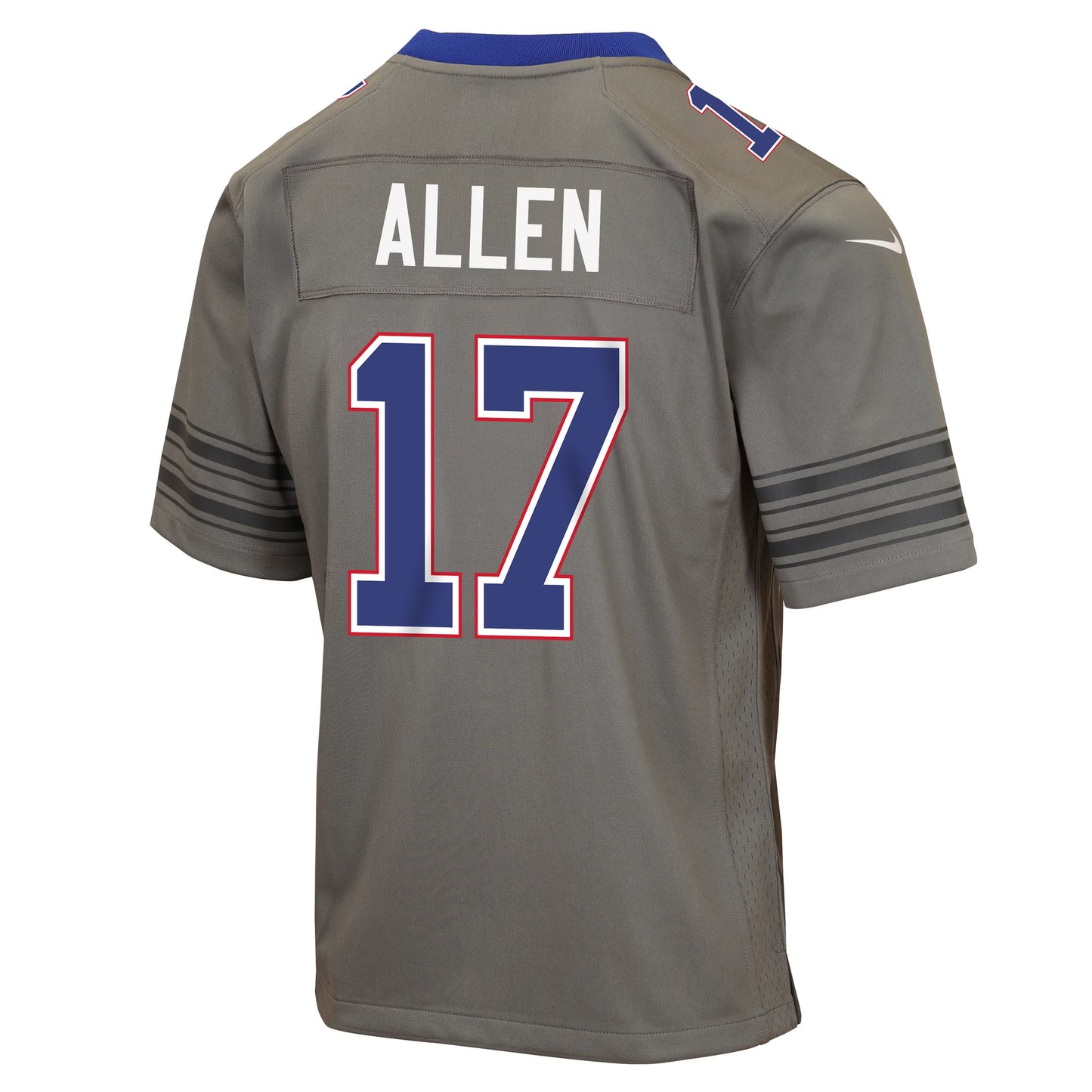 Youth Buffalo Bills Josh Allen Nike Gray Nickel City Game Jersey