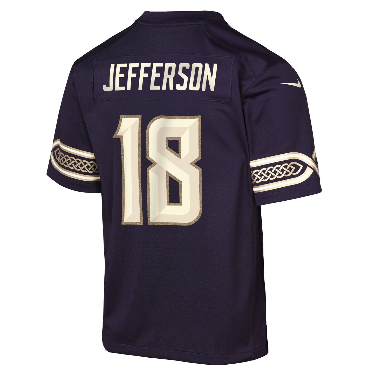 Youth Justin Jefferson Minnesota Vikings Purple 2026 Rivalries Collection Nike Game Jersey