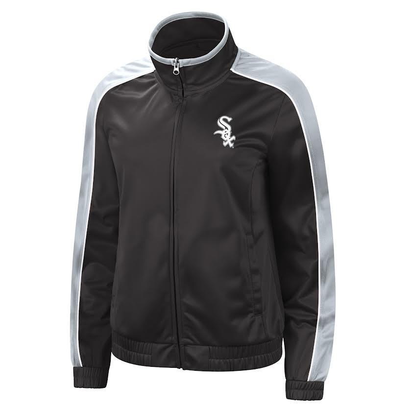 Women's Chicago White Sox G3 Black Full Zip Track Jacket - Pro Jersey Sports