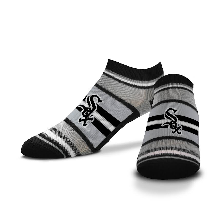 Chicago White Sox For Bare Feet MLB Marquis Addition Streak Socks - Pro Jersey Sports