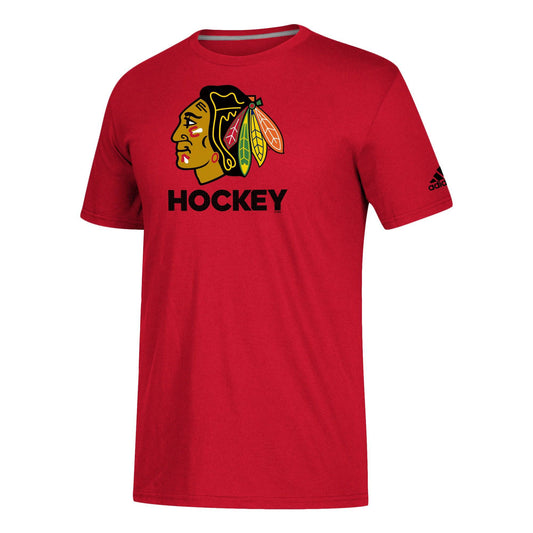 Adidas Men’s Chicago Blackhawks Hockey Club Go To Performance Tee - Pro Jersey Sports