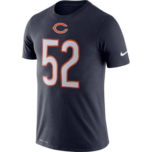 Men's Chicago Bears Khalil Mack Nike Navy Player Pride Name & Number Performance T-Shirt - Pro Jersey Sports