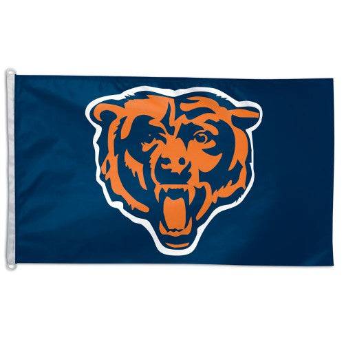 Chicago Bears 3x5 Bear Head Flag - Pro Jersey Sports
