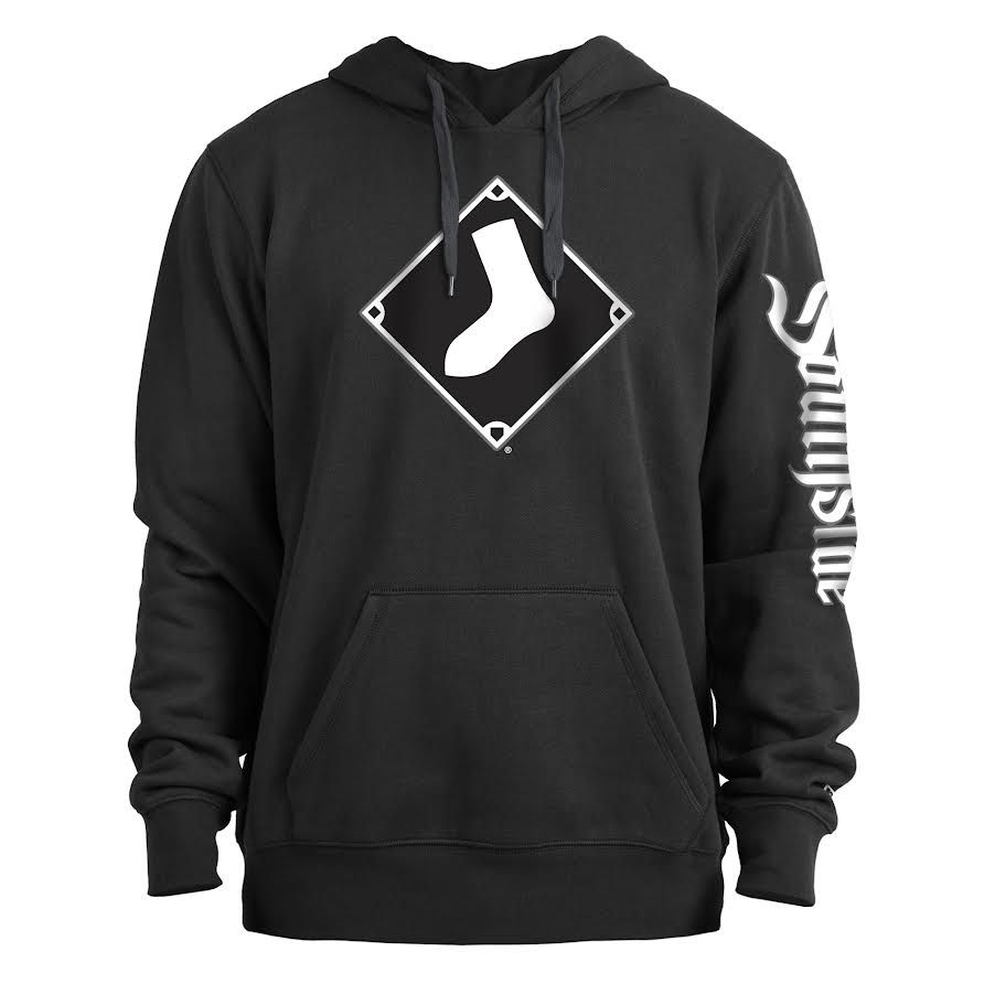 Mens Chicago White Sox New Era Black City Connect Diamond Hoodie - Pro Jersey Sports