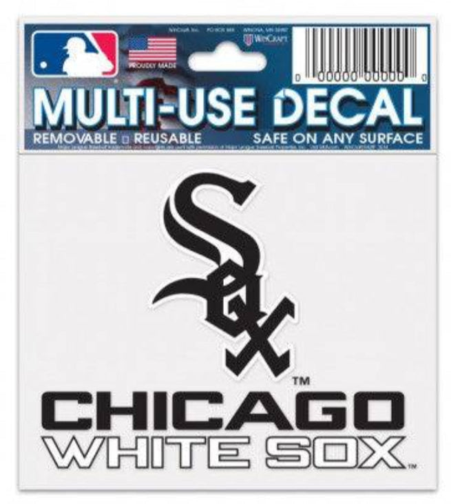 Chicago White Sox Baseball 3X4 Multi-Use Decal By Wincraft - Pro Jersey Sports
