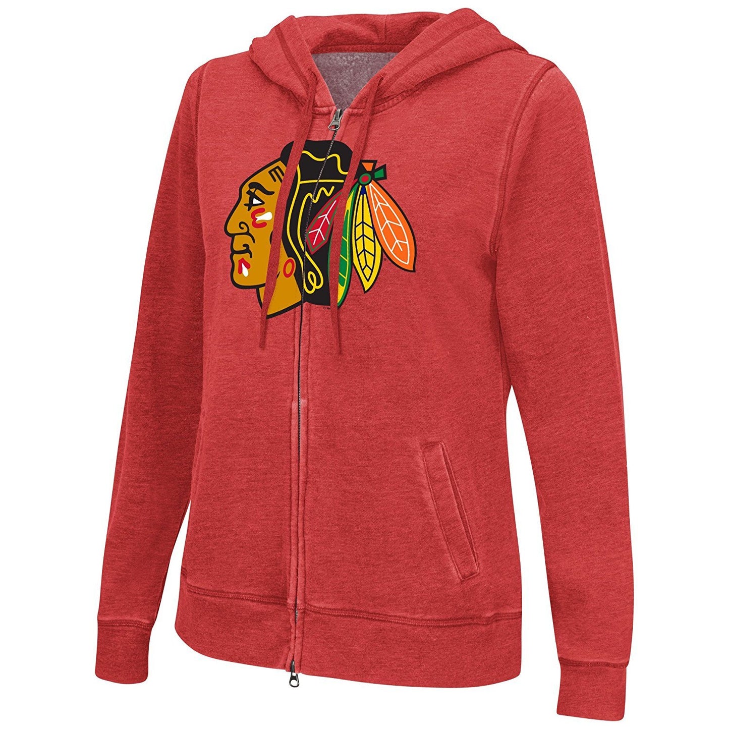 Women's Chicago Blackhawks Power Play Full Zip Hoodie - Pro Jersey Sports