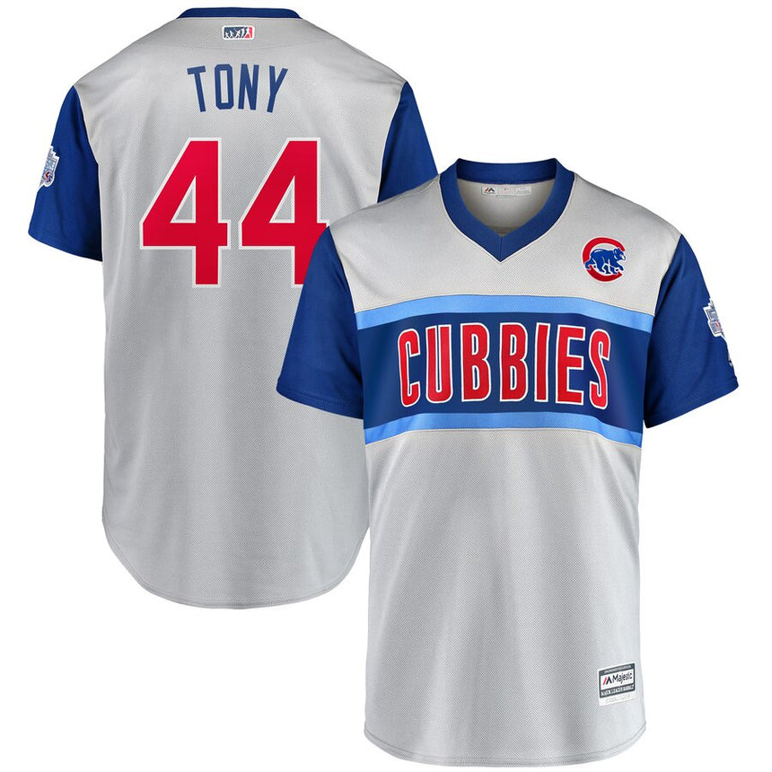 Men's Chicago Cubs Anthony Rizzo "Tony" Majestic Gray 2019 MLB Little League Classic Replica Player Jersey - Pro Jersey Sports