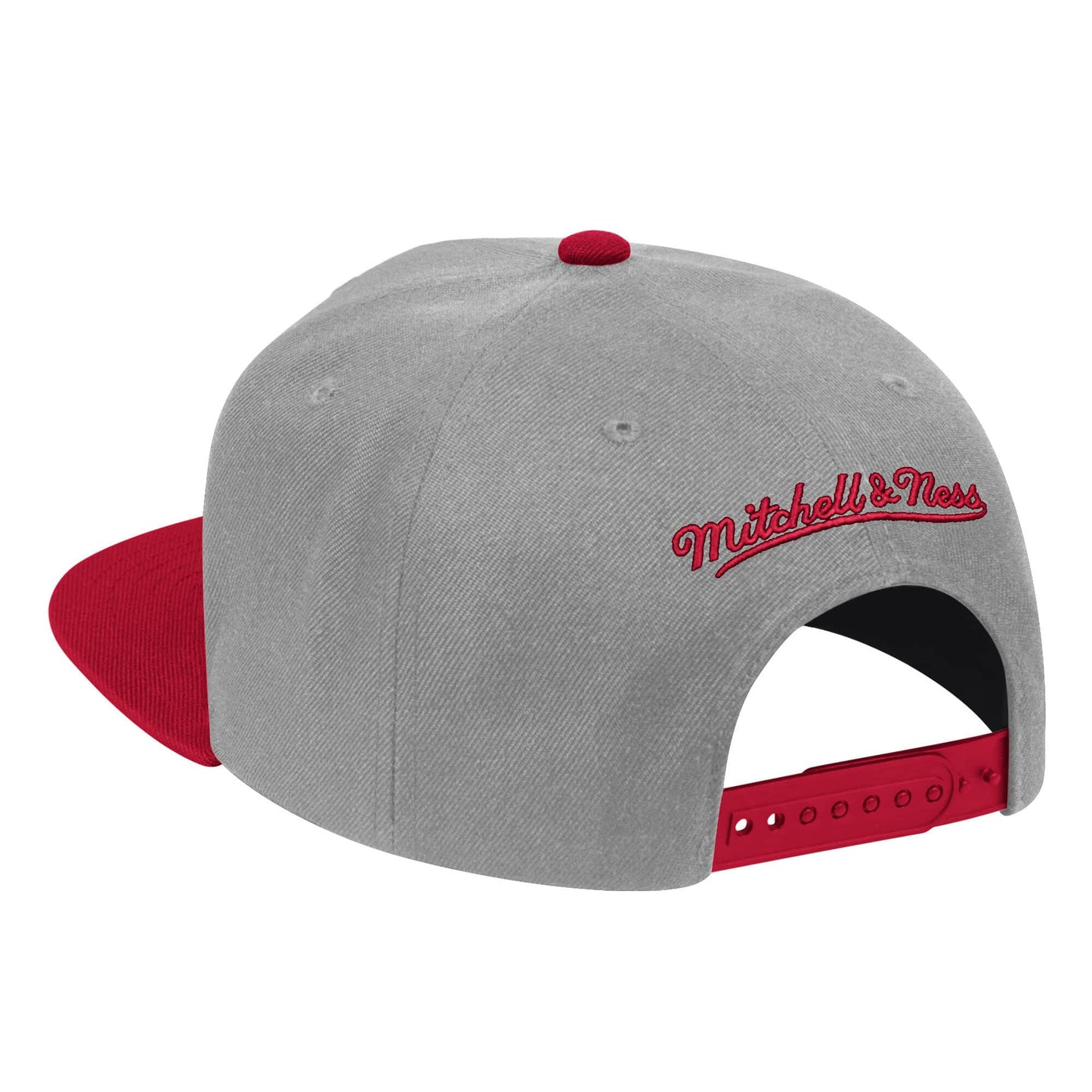 Houston Rockets Mitchell & Ness Hardwood Classics Reload 2.0 Snapback Hat - Gray/Red - Pro Jersey Sports