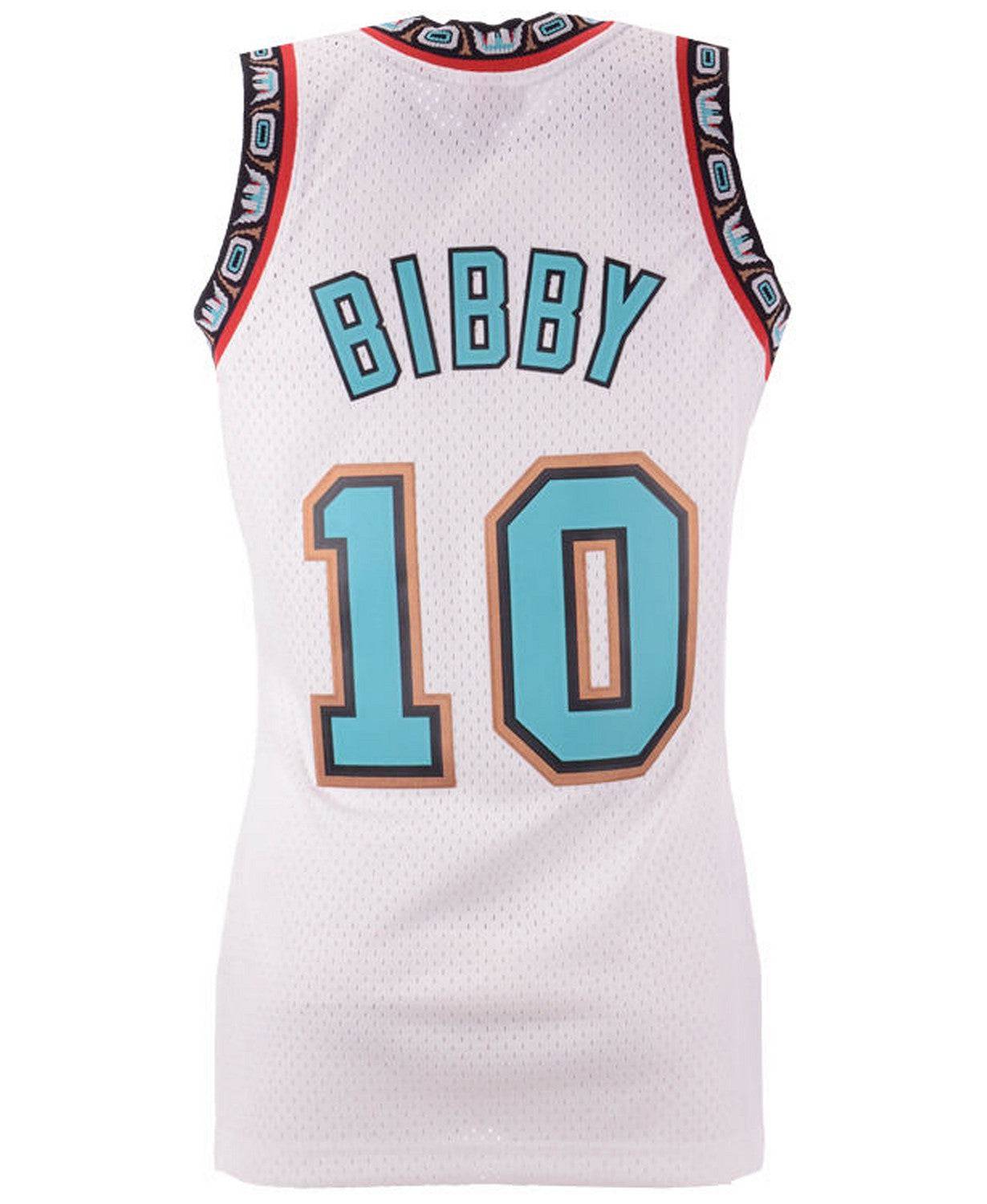 Men's Vancouver Grizzlies Mike Bibby Mitchell & Ness White Hardwood Classics Swingman Jersey - Pro Jersey Sports