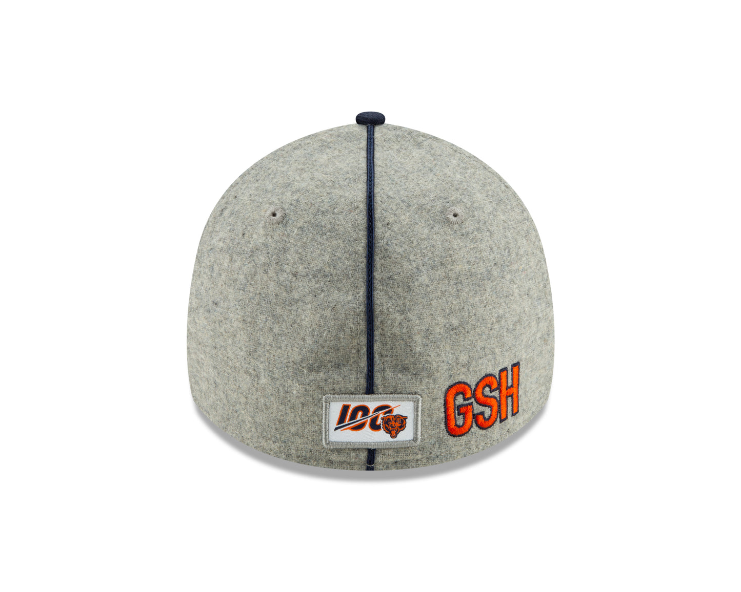 Chicago Bears 2019 Established Collection Sideline 1920 Home "B" Logo Gray/Navy 39THIRTY Flex Hat - Pro Jersey Sports