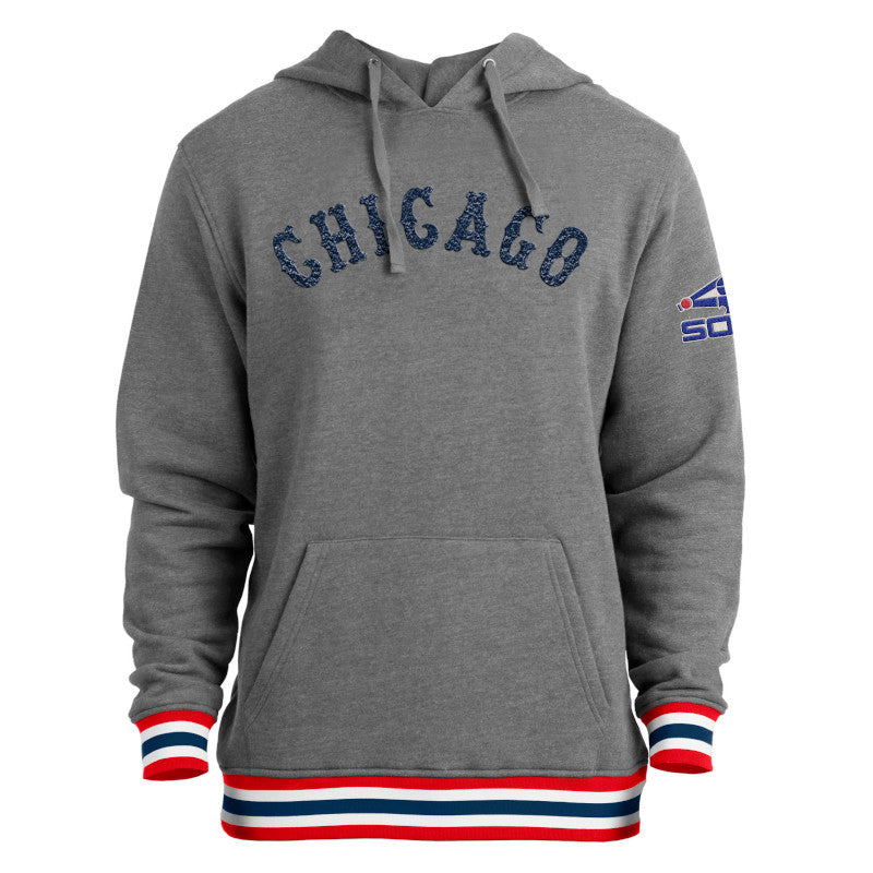 Mens Chicago White Sox New Era Gray Cooperstown Collection 1977 Logo Hoodie - Pro Jersey Sports